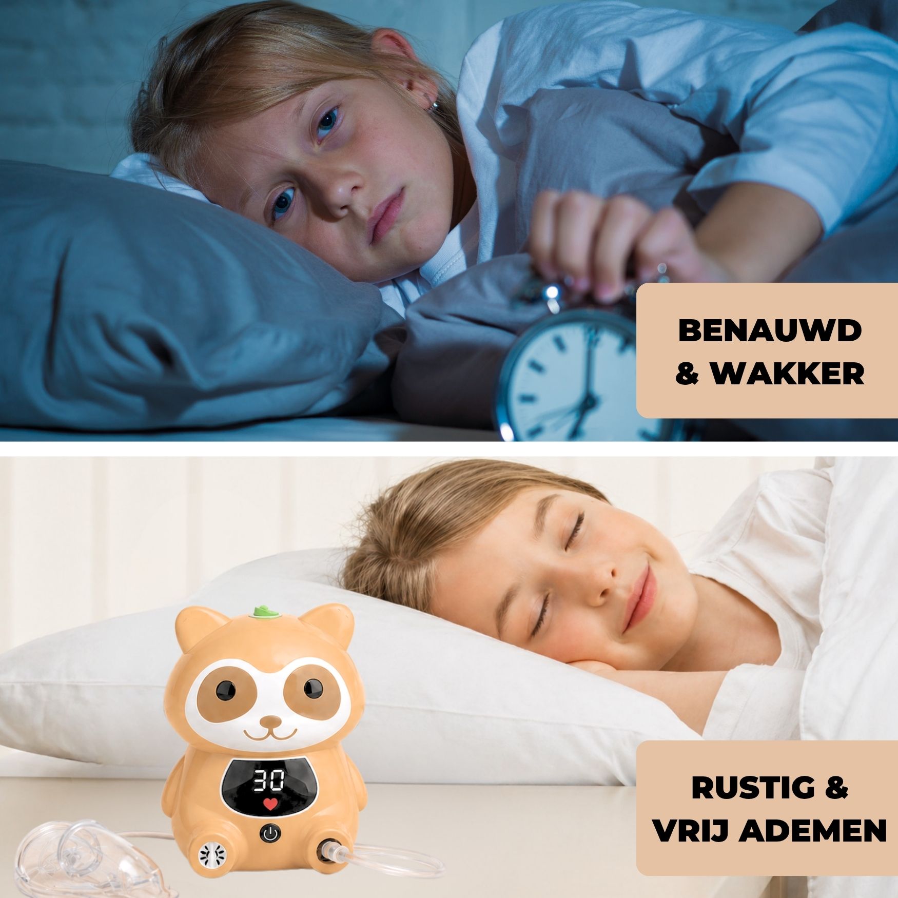 ADEL Inhalator (Vernevelaar / Aerosoltoestel) met Digitaal Display - Kinderen - Afbeelding 8